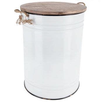 white metal box with wood lid|decorative metal containers with lids.